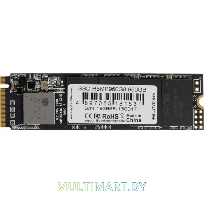 SSD диск AMD Radeon R5 NVMe 960GB (R5MP960G8)